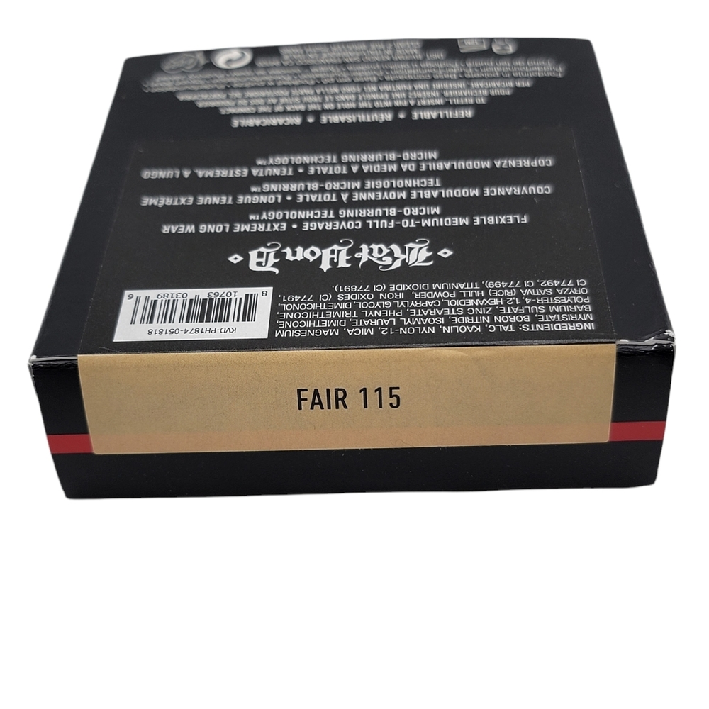 SOLD Kat Von D (KVD Vegan beauty) Lock-It Powder Foundation in Fair 115 - Picture 3 of 5